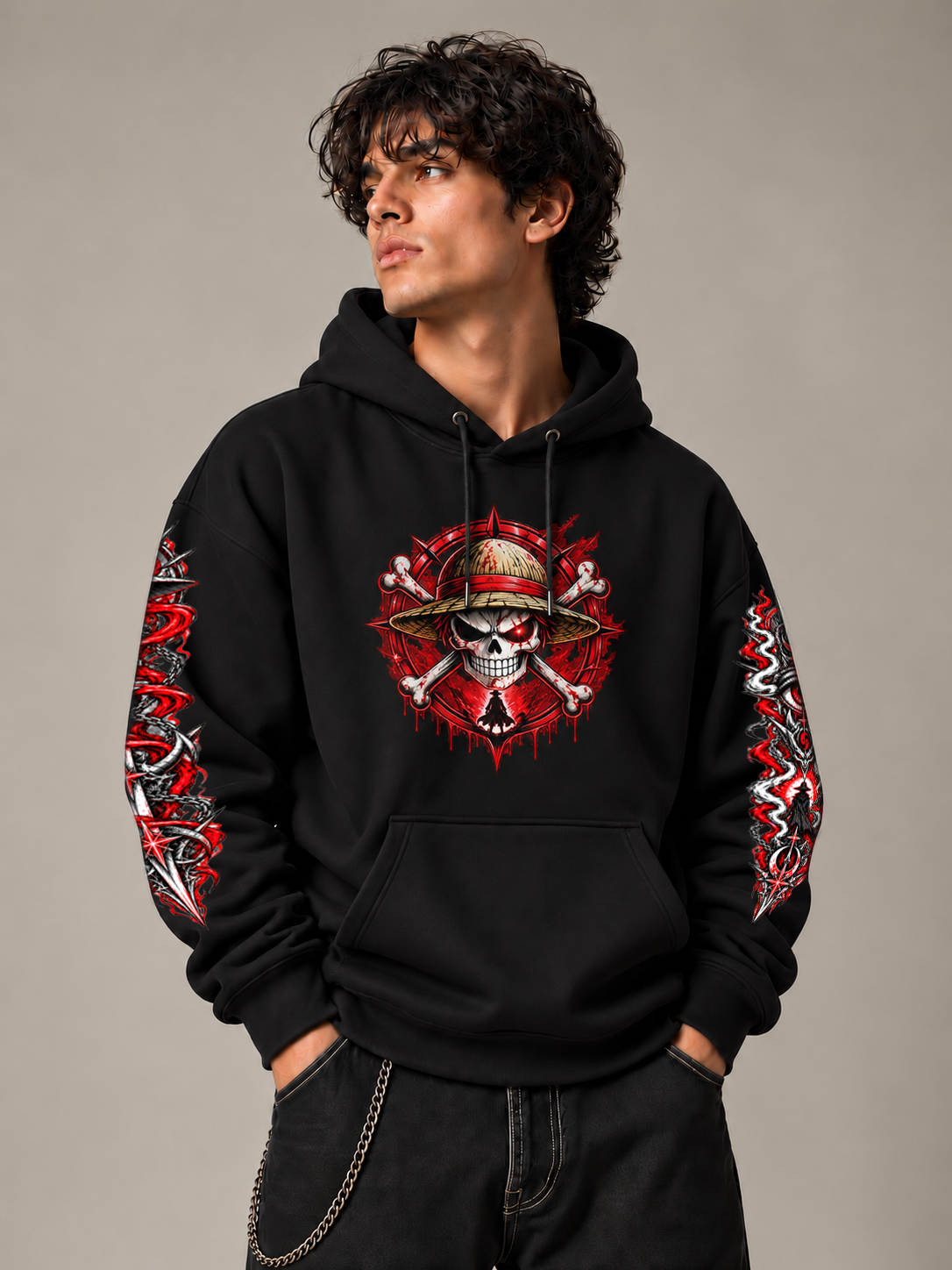 One Piece Graphic Oversized Hoodie | SHADOWX
