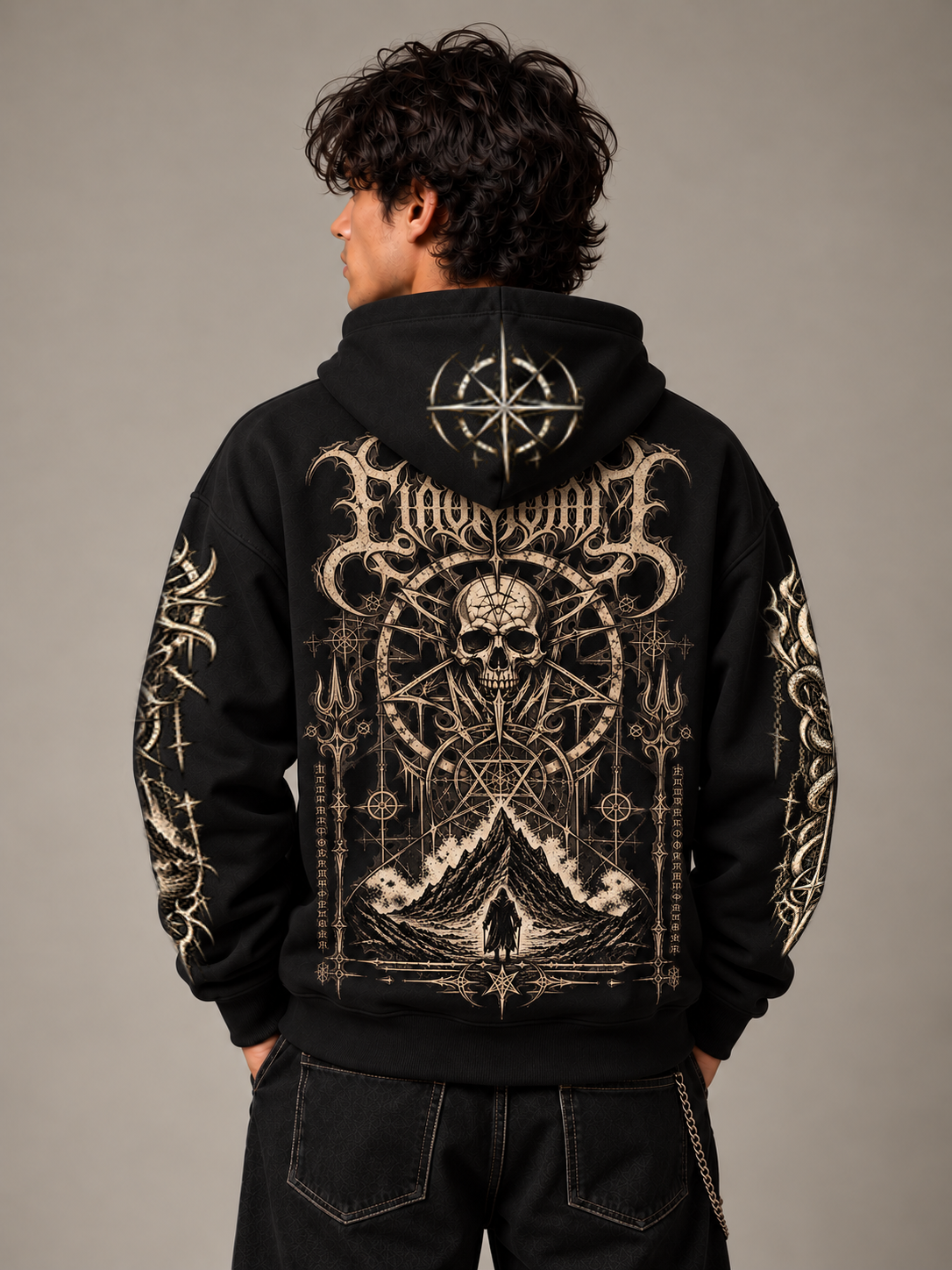 Dark Omen Oversized Hoodie | SHADOWX
