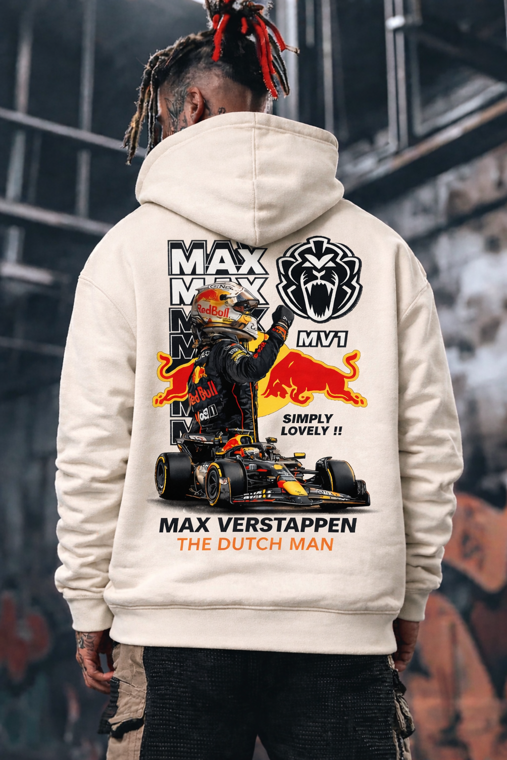Racing Hoodie for men | Max MV1 Premium Racing Hoodie