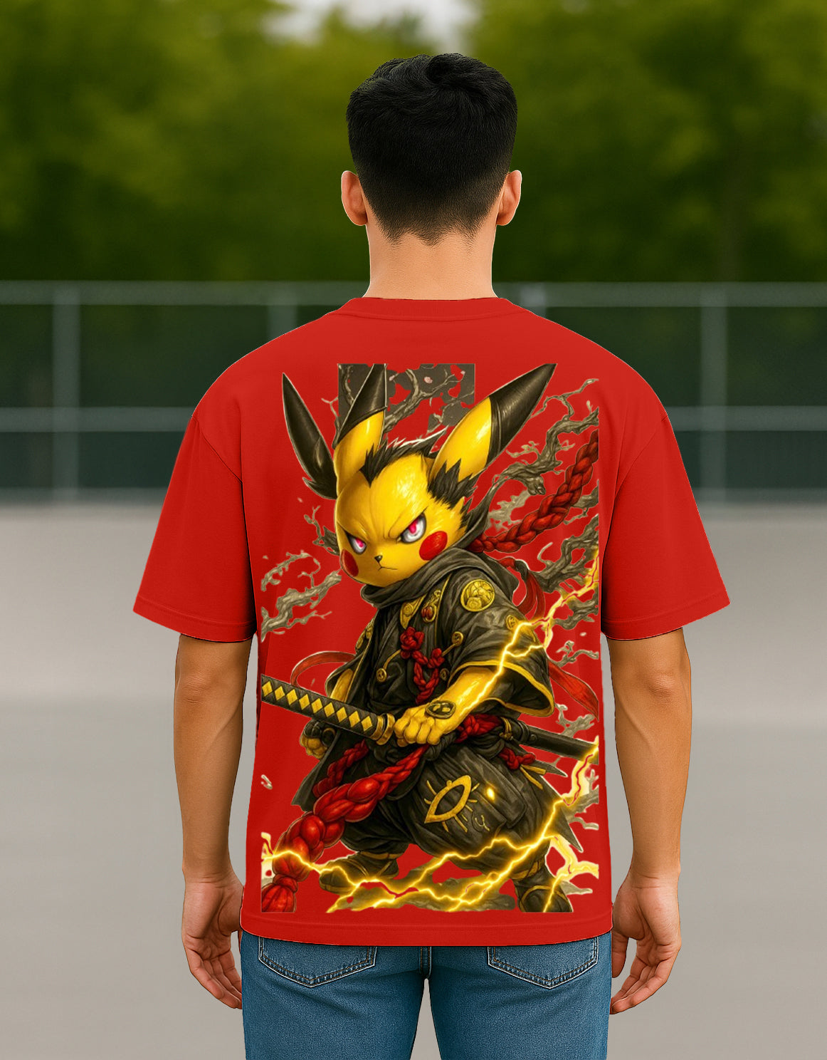 Samurai Spark Oversized T-Shirt