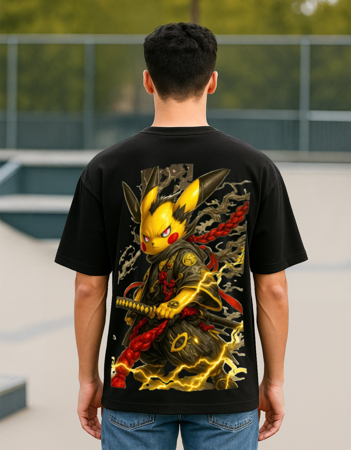 Samurai Spark Oversized T-Shirt