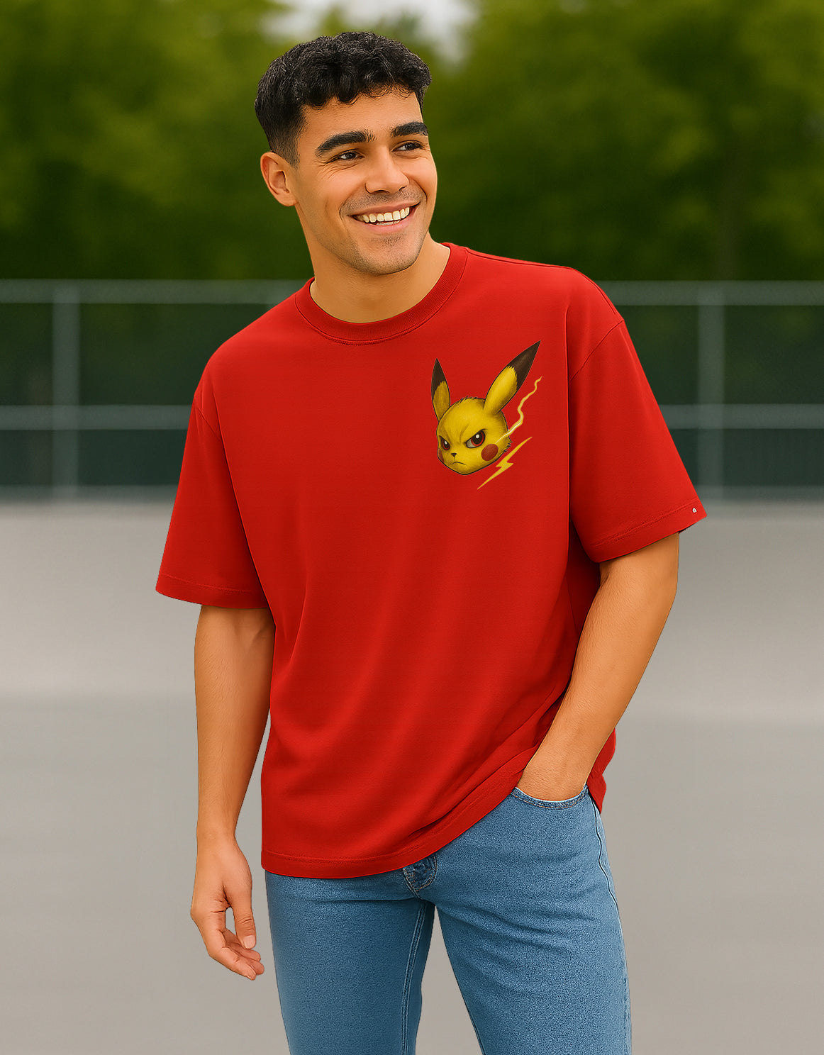 Samurai Spark Oversized T-Shirt