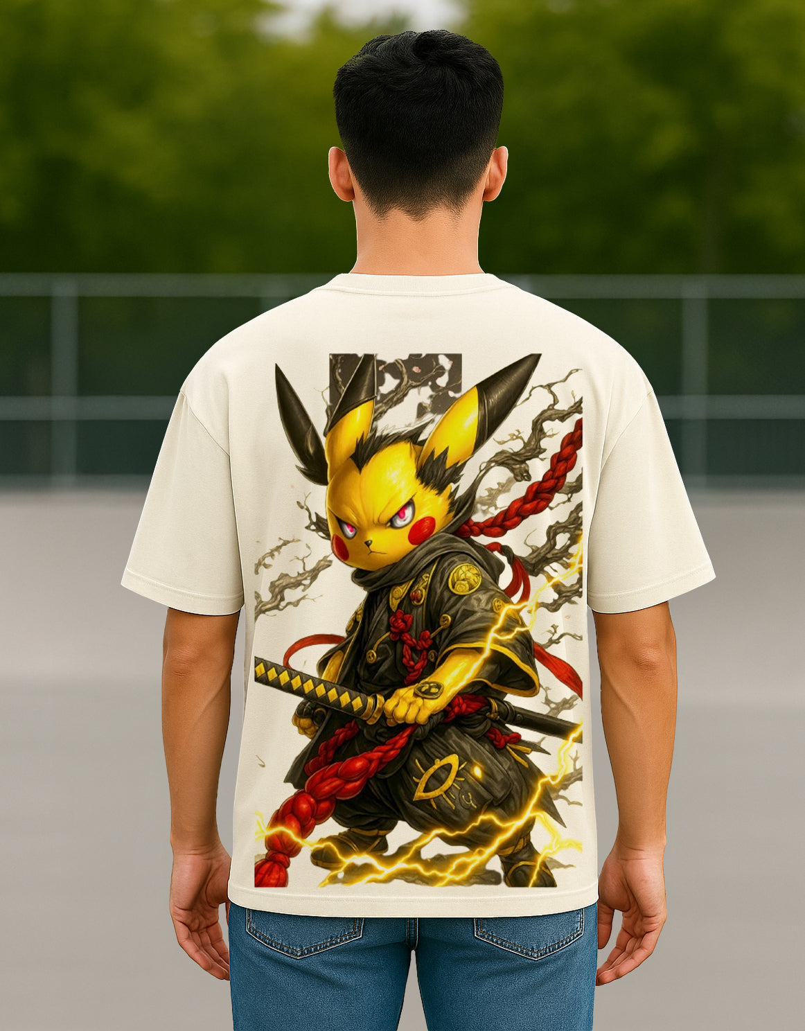 Samurai Spark Oversized T-Shirt