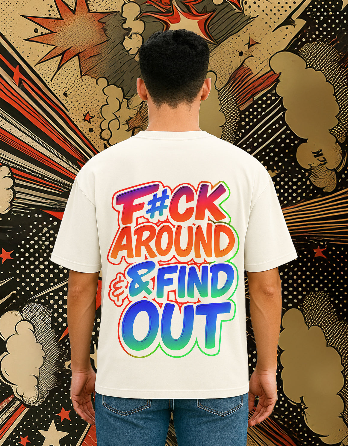 Test Me Tee Oversized Tshirt