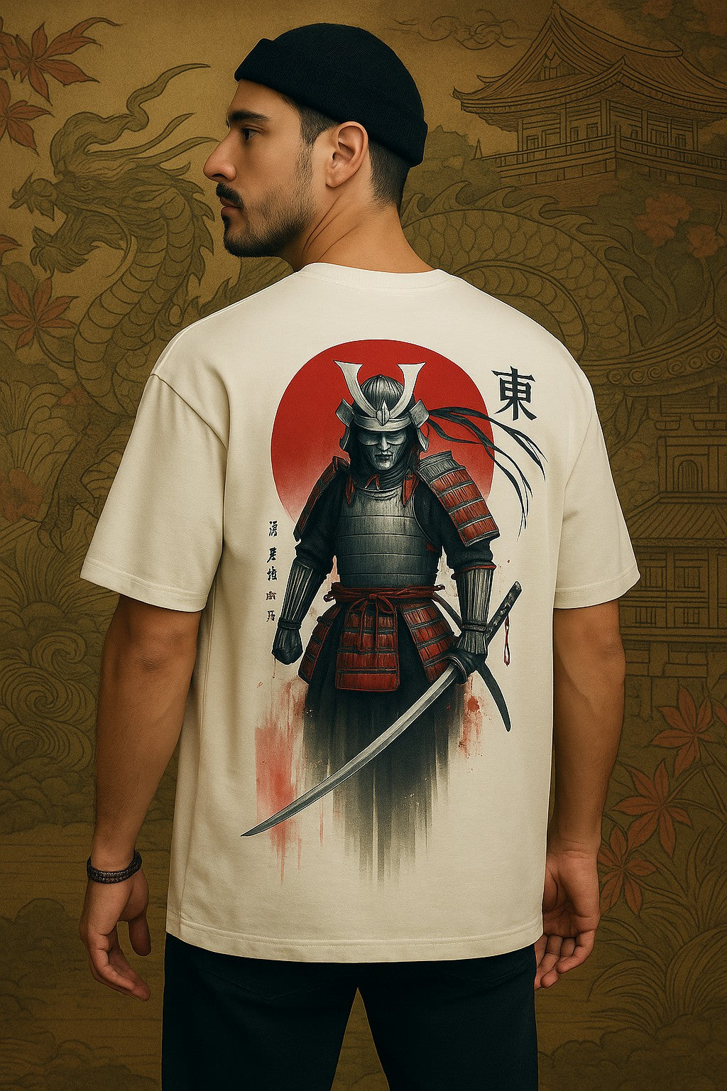 Shadow of the Shogun Oversized T-Shirt | 240 GSM Heavyweight Cotton