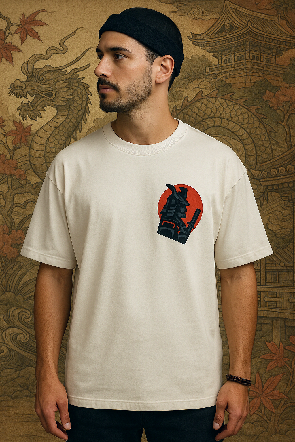 Shadow of the Shogun Oversized T-Shirt | 240 GSM Heavyweight Cotton
